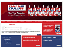 Tablet Screenshot of holdit.com.au